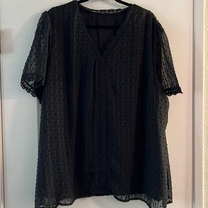 Black blouse, 3x never worn